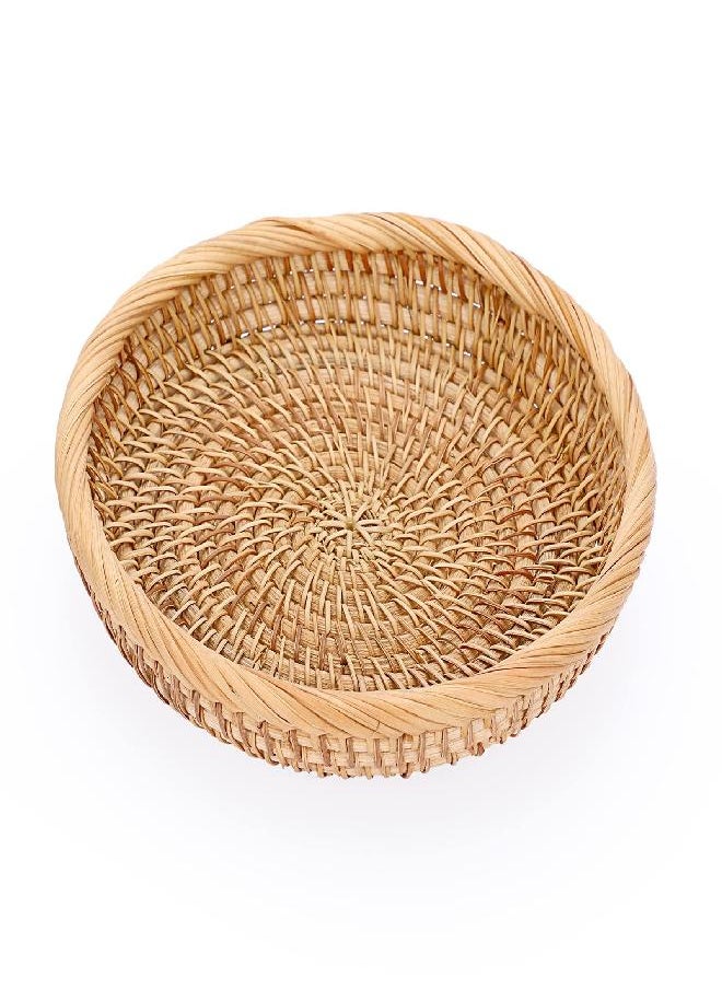 Hipiwe Small Key Basket Bowl for Entryway 7.6