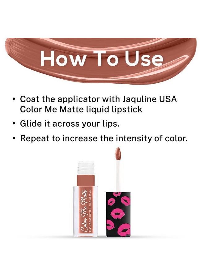 Color Me Matte Long Lasting Liquid Lipstick Enriched With Vitamin E & Tea Tree Oil (Caramel Brown5 Ml)