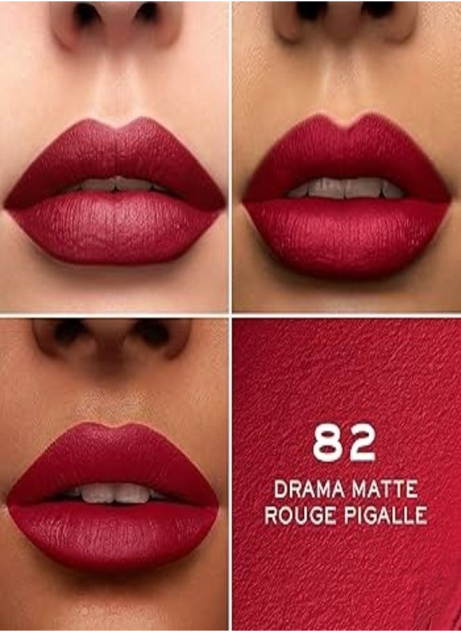Milani Color Statement Matte Lipstick  82 Matte Drama Cruelty-Free Nourishing Lipstick in Vibrant Shades 5g