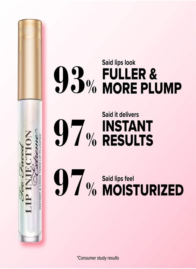 TOO FACED Lip Injection Extreme Lip Plumper Instant Plumping, Extreme Hydration 4g
