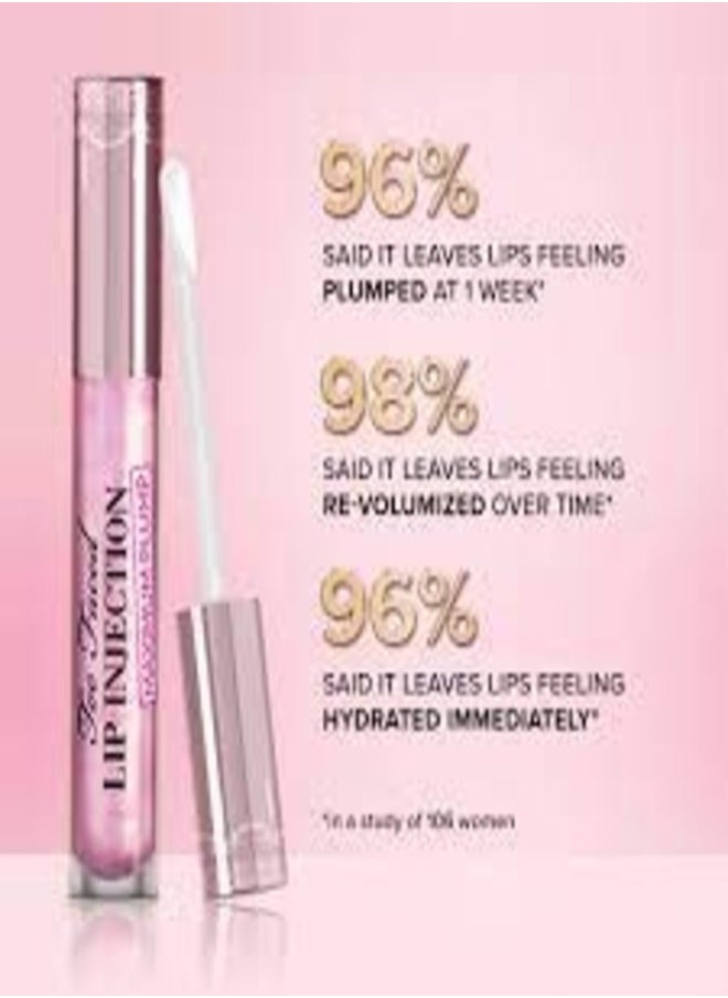 TOO FACED Lip Injection Extreme Lip Plumper Instant Plumping, Extreme Hydration 4g
