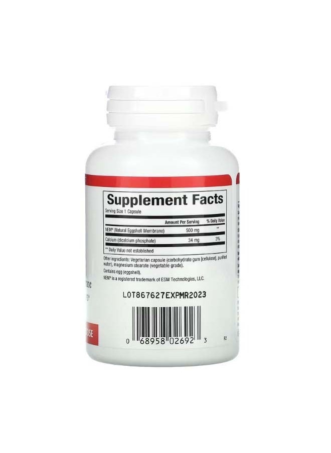 NEM Natural Eggshell Membrane 30 Vegetarian Capsules