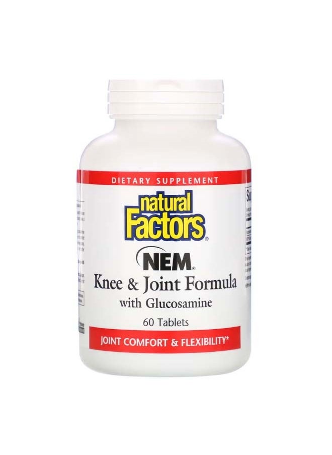 NEM Knee And Joint Formula with Glucosamine 60 Tablets