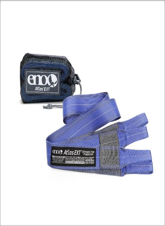 ENO, Eagles Nest Outfitters Atlas EXT Utility Hammock Straps, Suspension System, Set of 2, Charcoal/Navy