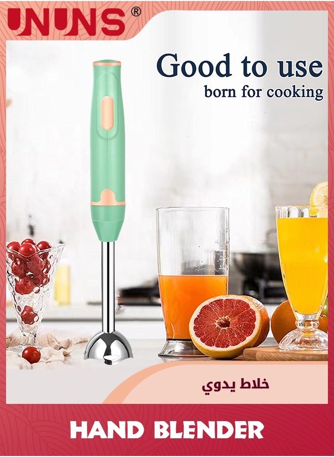 3-in-1 Immersion Hand Blender,Stainless Steel Blades,Corded Blender,Including Whisk And Milk Frother,Pressure Controlled Stick Mixer,Sauces,Soup,Smoothies,Baby Food