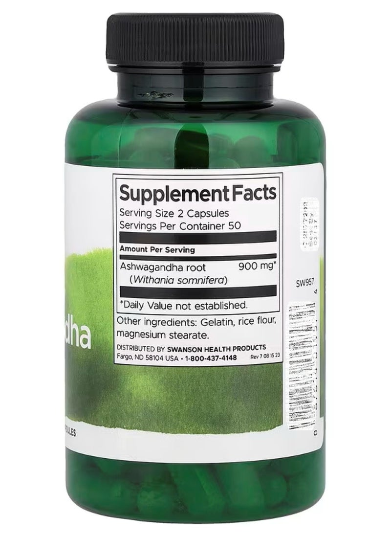 Full Spectrum Ashwagandha 450 mg ,100 Capsules