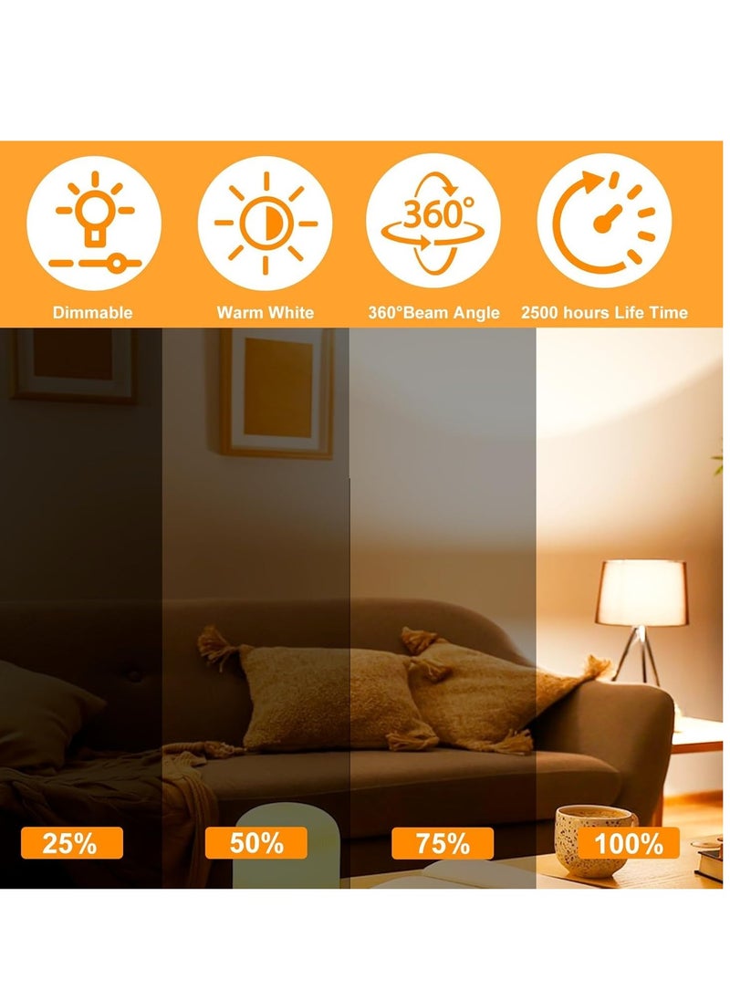 G9 Halogen Light Bulbs, G9 40W Halogen Bulbs, 2700K Warm White G9 230V Dimmable Capsule Bulbs, Non-Flicker,12 Pack