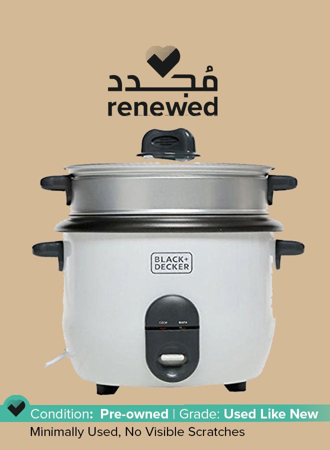 Renewed - Electric Rice Cooker 1.8L 700W 1.8 L RC1860-B5 White