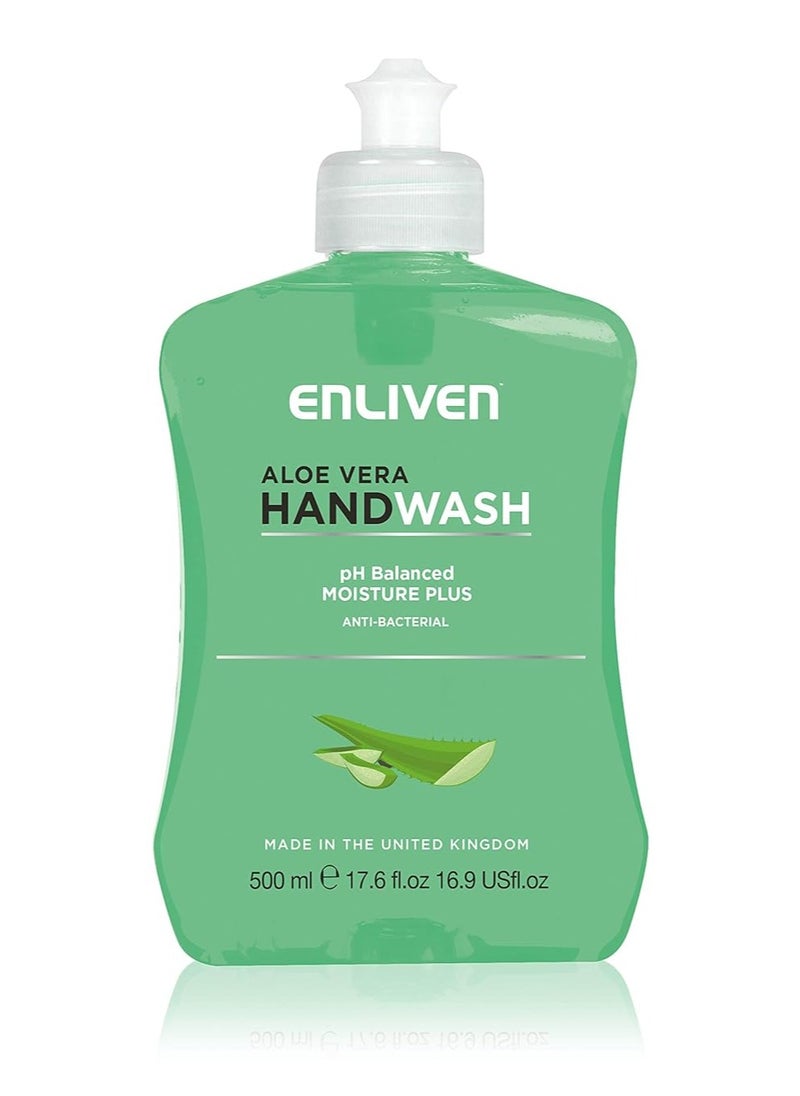 Anti Bacterial Handwash 500ml Aloevera Pack of 2