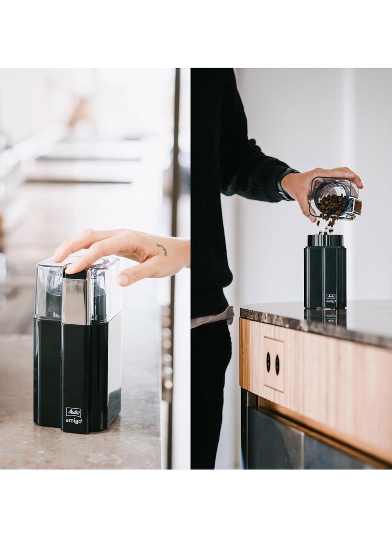 AMIGO Electric Coffee Beans Grinder, Compact Upto 60g