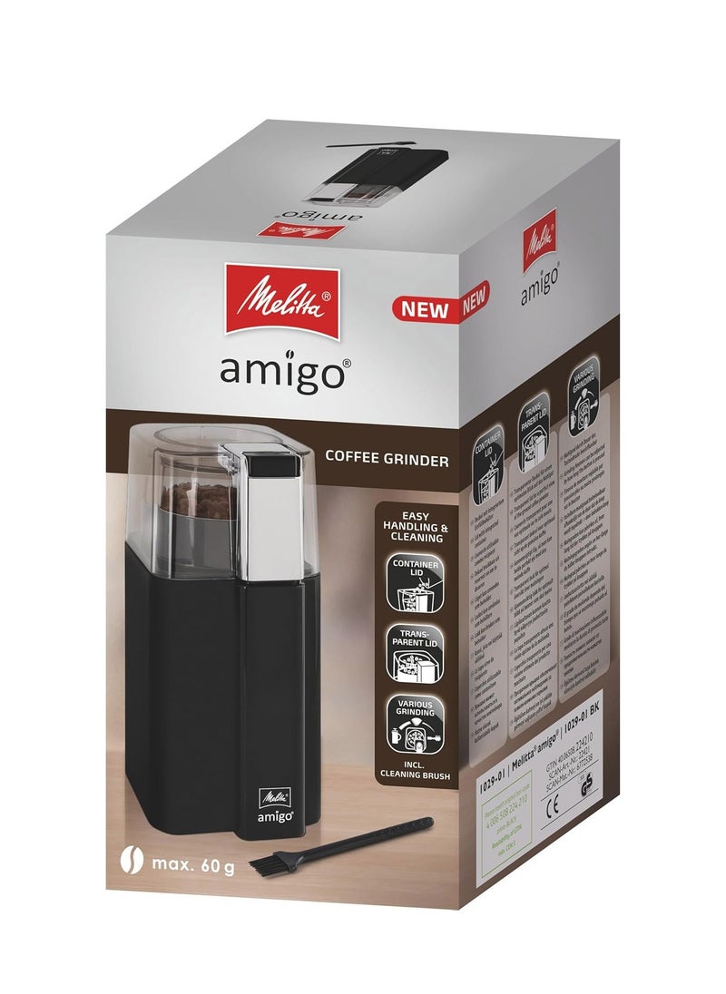 AMIGO Electric Coffee Beans Grinder, Compact Upto 60g
