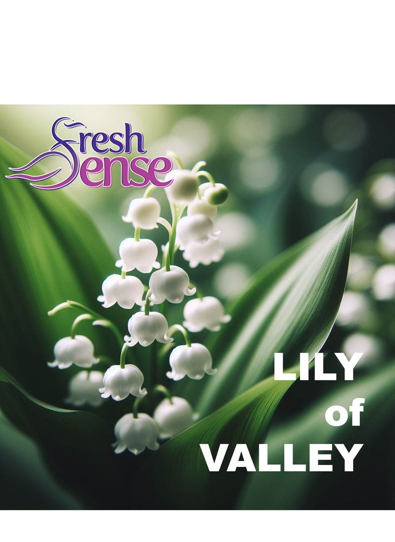 LILY OF VALLEY Refill - PACK of 12 x 260ml - Automatic Spray Auto Spray Air Freshener for Home Bathroom Toilet Office Neutralizes Bad Odors FRESH SENSE