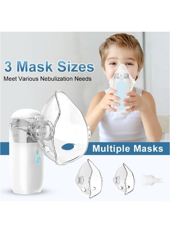 Ultrasonic Mesh Nebulizer for Children Men Women Mini Handheld Portable Steam Humidifier for Home and Travel, ZH-N3