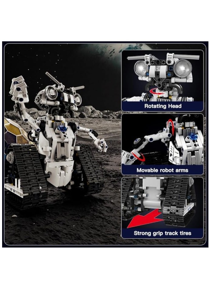 3-in-1 Robot Building Block Set, STEM Project robots, Remote control and APP control ideas, Planet Robot building models, gifts for boys and girls, ages 8 + (606+PCS) mould king 15046