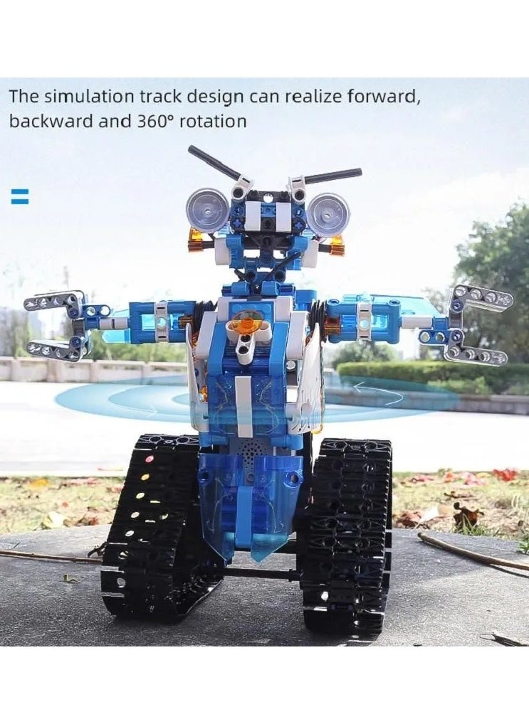 15059 Building Kit, STEM Project Robots, Remote Control and APP Control Ideas, Lightning Robot Kit, Planet Explorer Robot Building Kit, Programmable Robot Building Kit, Gifts for boys and girls, age 8 + (369PCS)