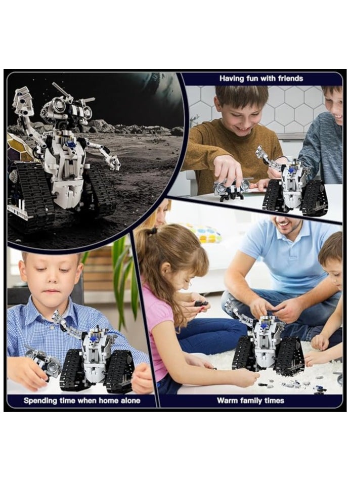 15046 Building Kit, STEM Project Robots, Remote Control and APP Control Ideas, 3-in-1 Robot Kit, Planet Explorer Robot Building Kit, Programmable Robot Building Kit, Gifts for boys and girls, age 8 + (606+PCS)