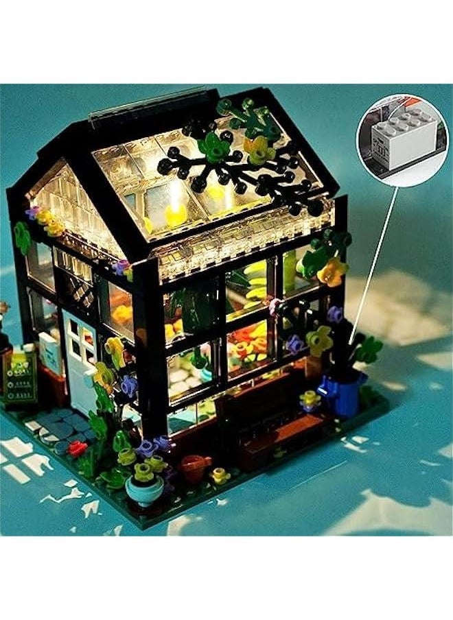 Flowers Store Building Blocks Set,Pet Bookstore Building Toy kit with Beautiful Gift Box 6-12 8-12 4-7 for Girls Boys 6-12 730PCS