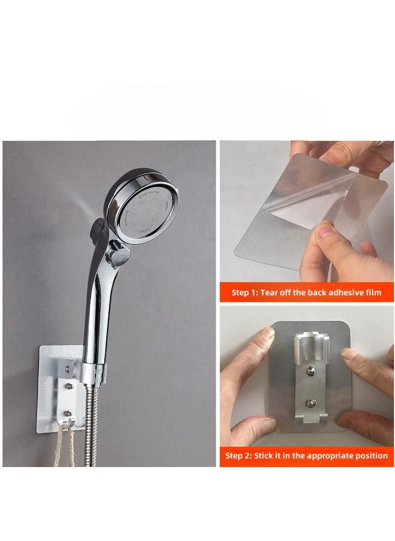 Non Perforated Bathroom Adjustable Showerhead Holder