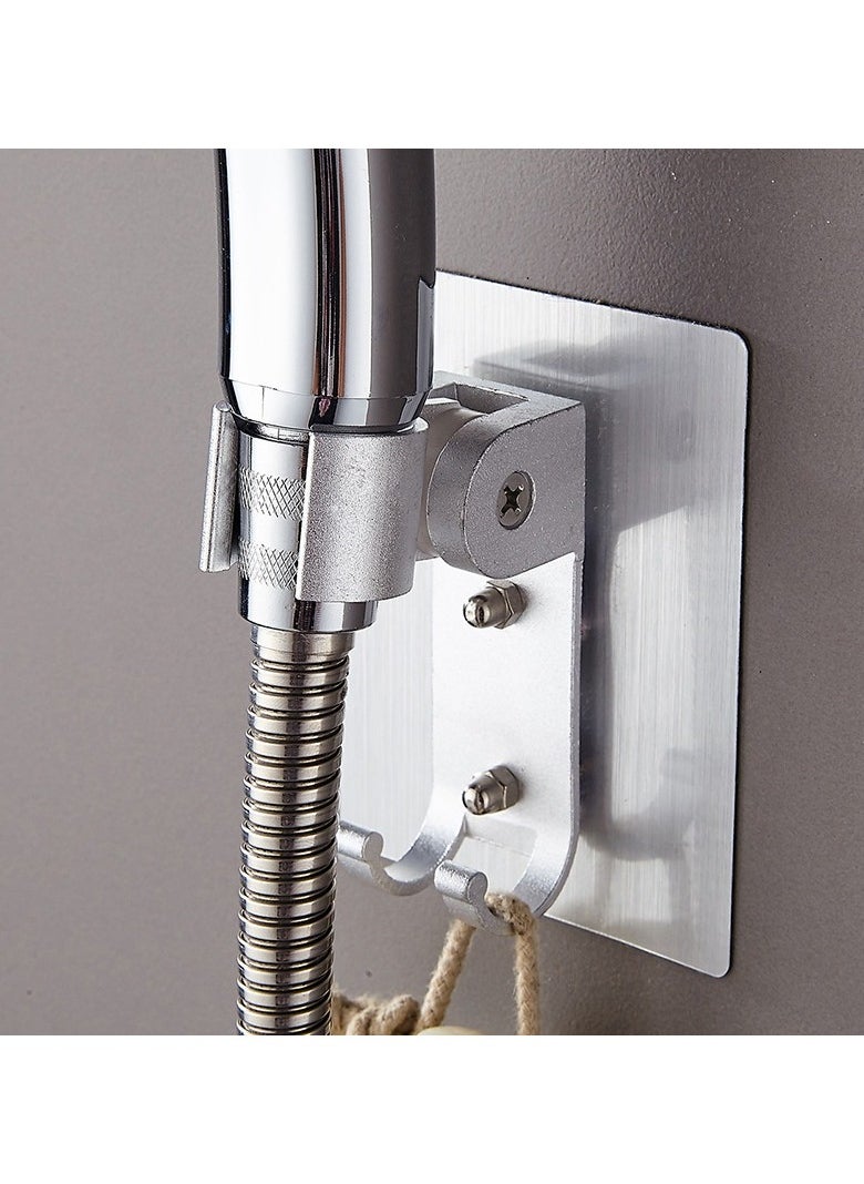 Non Perforated Bathroom Adjustable Showerhead Holder