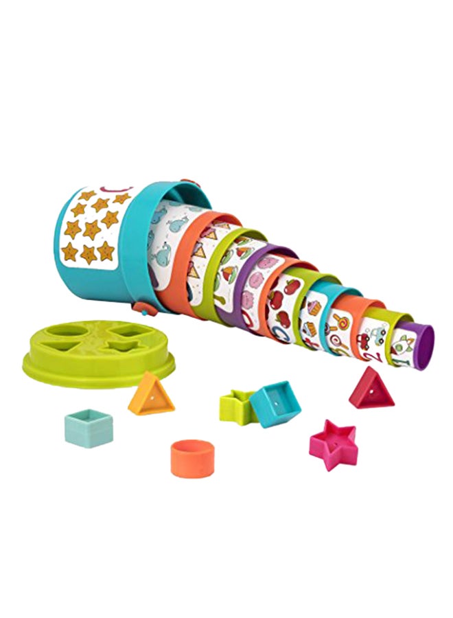 Educational Stacking Cu-Pack With Numbers And Shapes