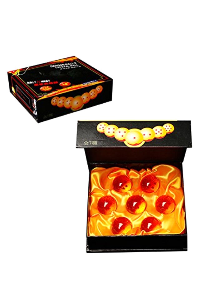 7-Piece Crystal Dragon Ball Set 3.5cm