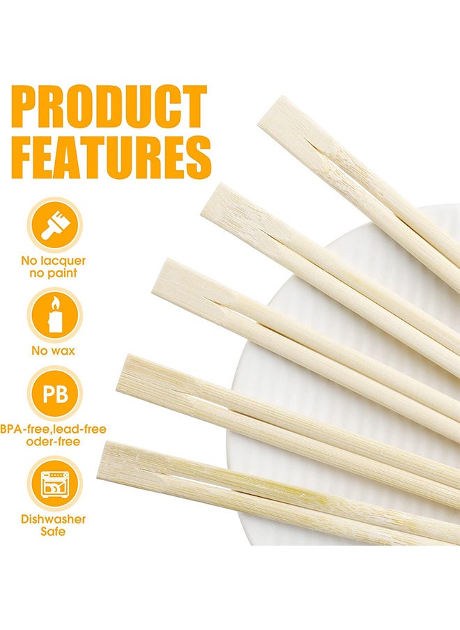 100 Pairs Disposable Chopsticks, Bamboo Wooden Solid No Splinter Chopsticks, Individually Wrapped Disposable Wooden Chopstick With Paper Sleeve For Sushi, Asian Dishes, Noodles, 8.86 Inch