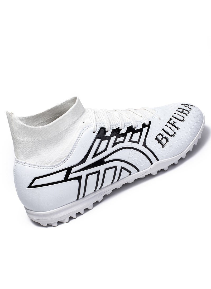 All Season Wear-Resistant Rubber Soccer Shoes (Lace-up Design) Turf Training Shoes for Students and Students Hot Sale Outdoor Soccer Shoes
