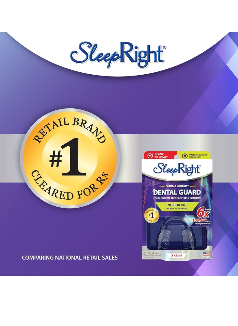 SleepRight Dura-Comfort Dental Guard – Mouth Guard To Prevent Teeth Grinding