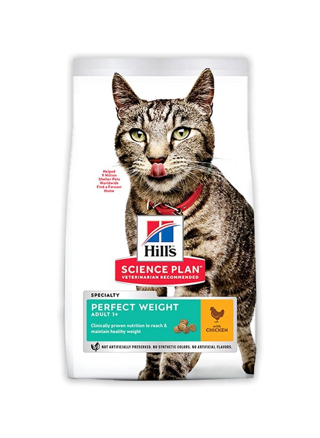 Perfect Weight Adult 1+ Chicken Cat Food - 2.5KG