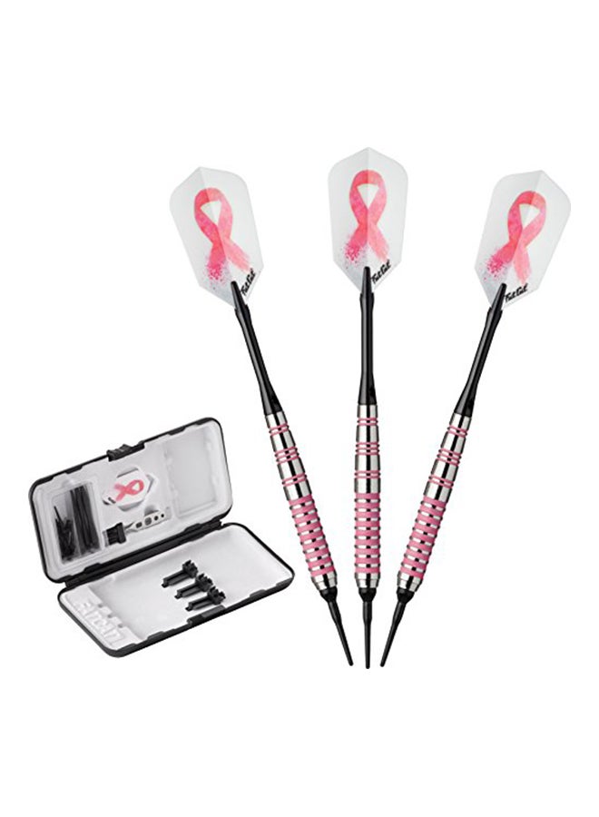 3-Piece Soft Tip Darts With Storage Case Set