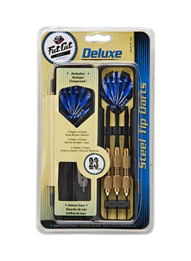 4-Piece Deluxe Steel Tip Dart With Storage Set