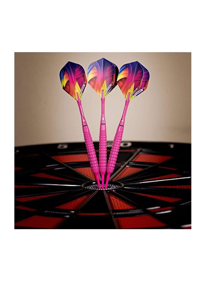 3-Piece Neon Tip Darts With Travel Case