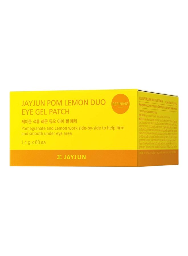 Pom Lemon Duo Eye Gel Patch Yellow 84grams