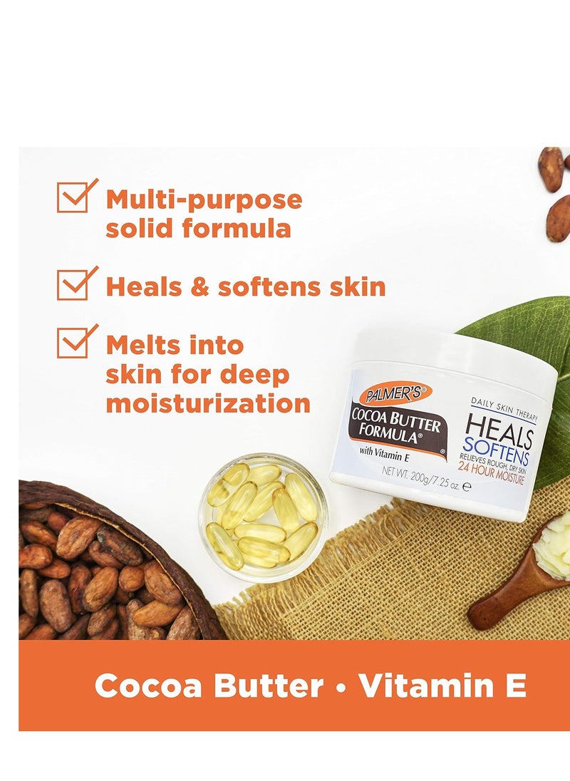 Palmer’s Cocoa Butter Formula Daily Skin Therapy, Solid , 7.25 Ounces (Pack of 3)