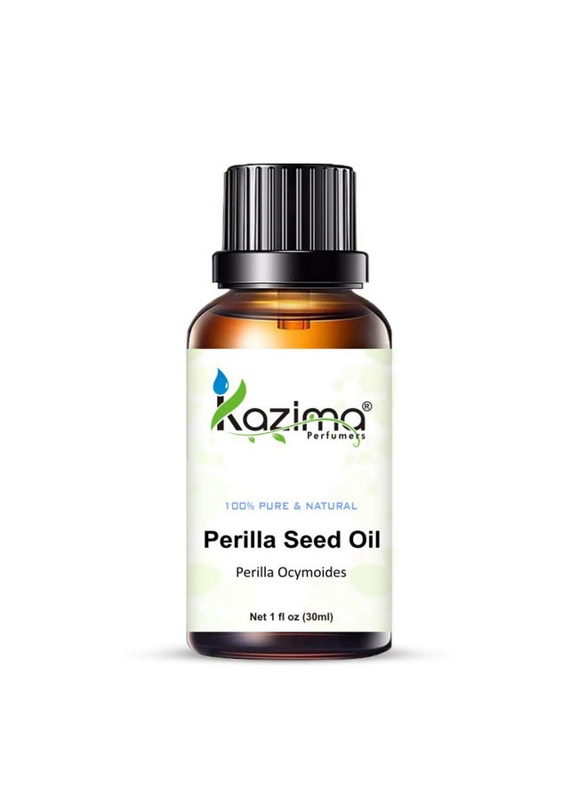 Perilla Seed Cold Pressed Carrier Oil - 100% Pure Natural & Undiluted For Skin Care & Hair Care (30Ml)