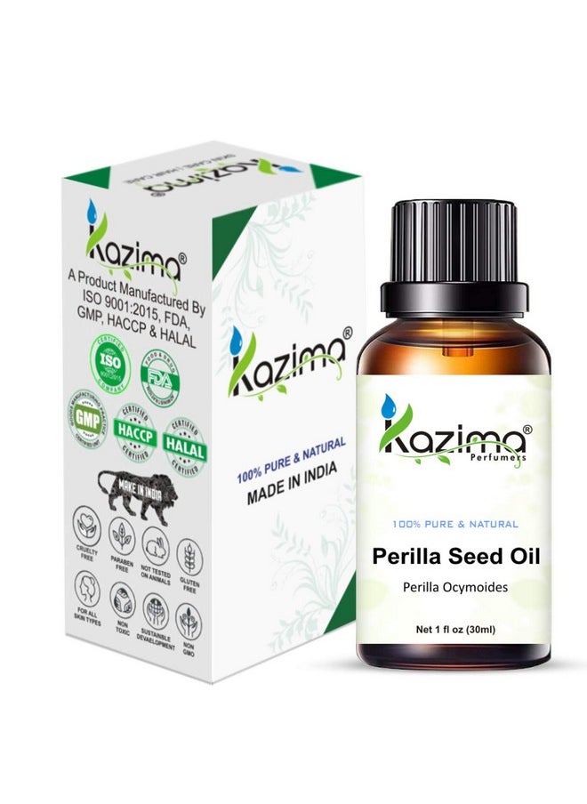 Perilla Seed Cold Pressed Carrier Oil - 100% Pure Natural & Undiluted For Skin Care & Hair Care (30Ml)