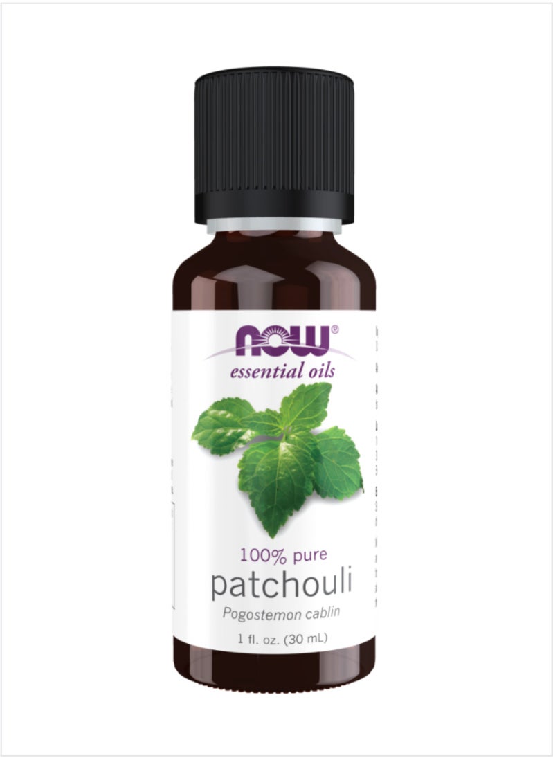 NOW Essential Oils 100% Pure Patchouli Oil - Rich & Earthy, 30ml