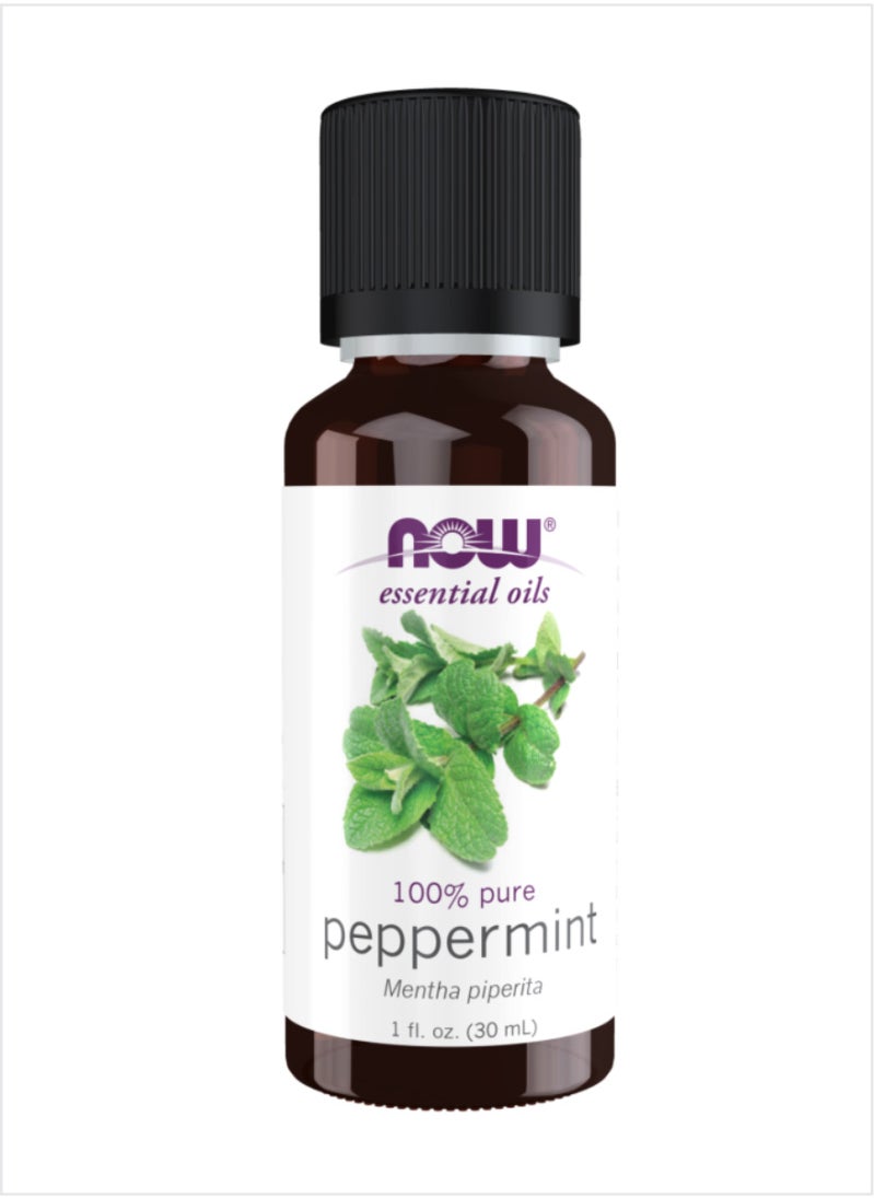 Now Essential Oils 100% Pure Peppermint Oil – 30ml Bottle