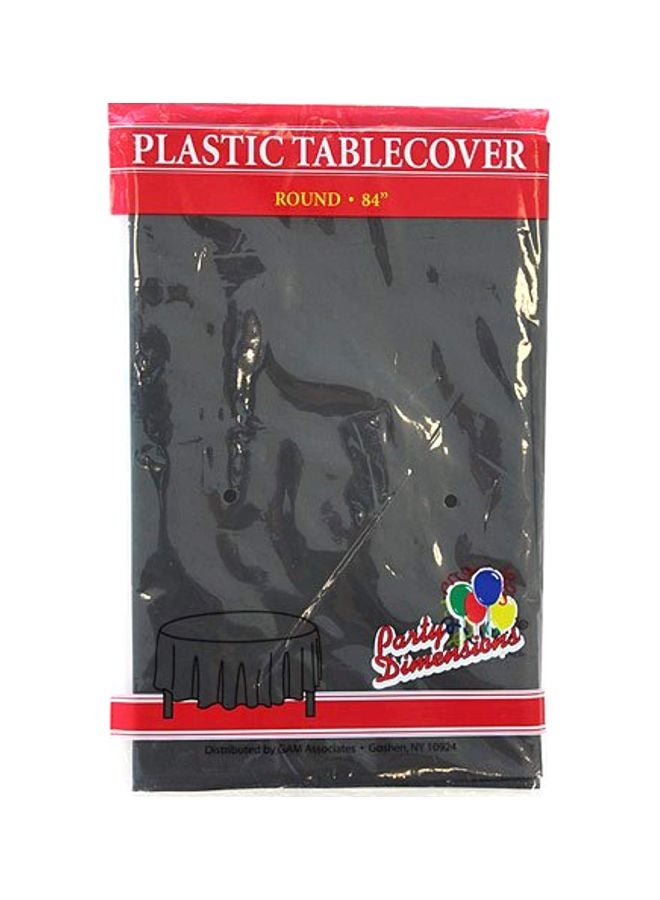 Plastic Round Tablecover 84inch