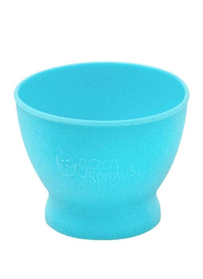 green sprouts Feeding Bowl Made from Silicone Gently Transitions Baby to pureed Food Easy to Hold, Durable, Unbreakable, Heat-Resistant Silicone, Dishwasher Safe