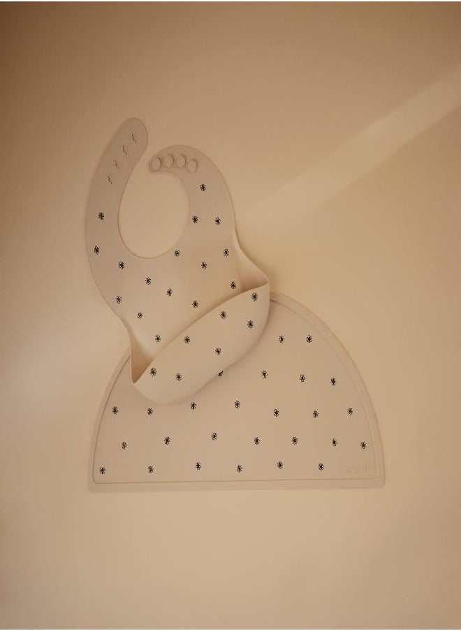 mushie Silicone Placemat for Kids | BPA-Free Non-Slip Design (Dried Thyme)