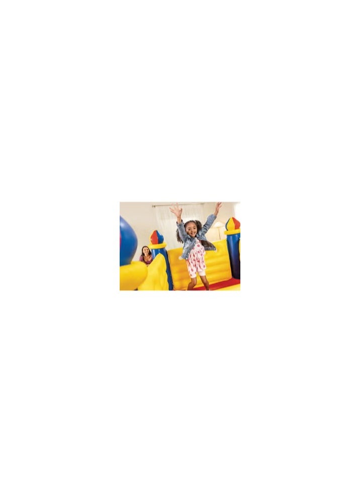 Jump-O-Lene Inflatable Bouncer Castle House 1.75m x 1.75m x 1.35m