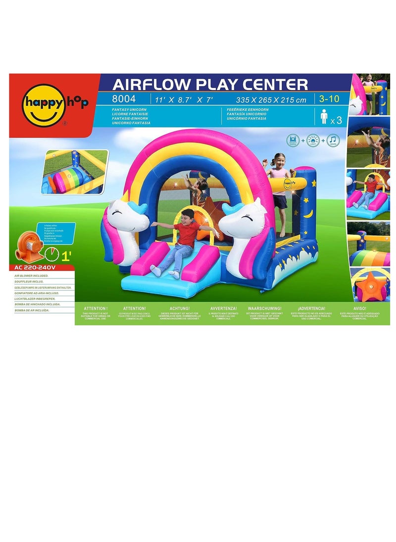 Fantasy Unicorn Inflatable Bouncer With Music Sounds