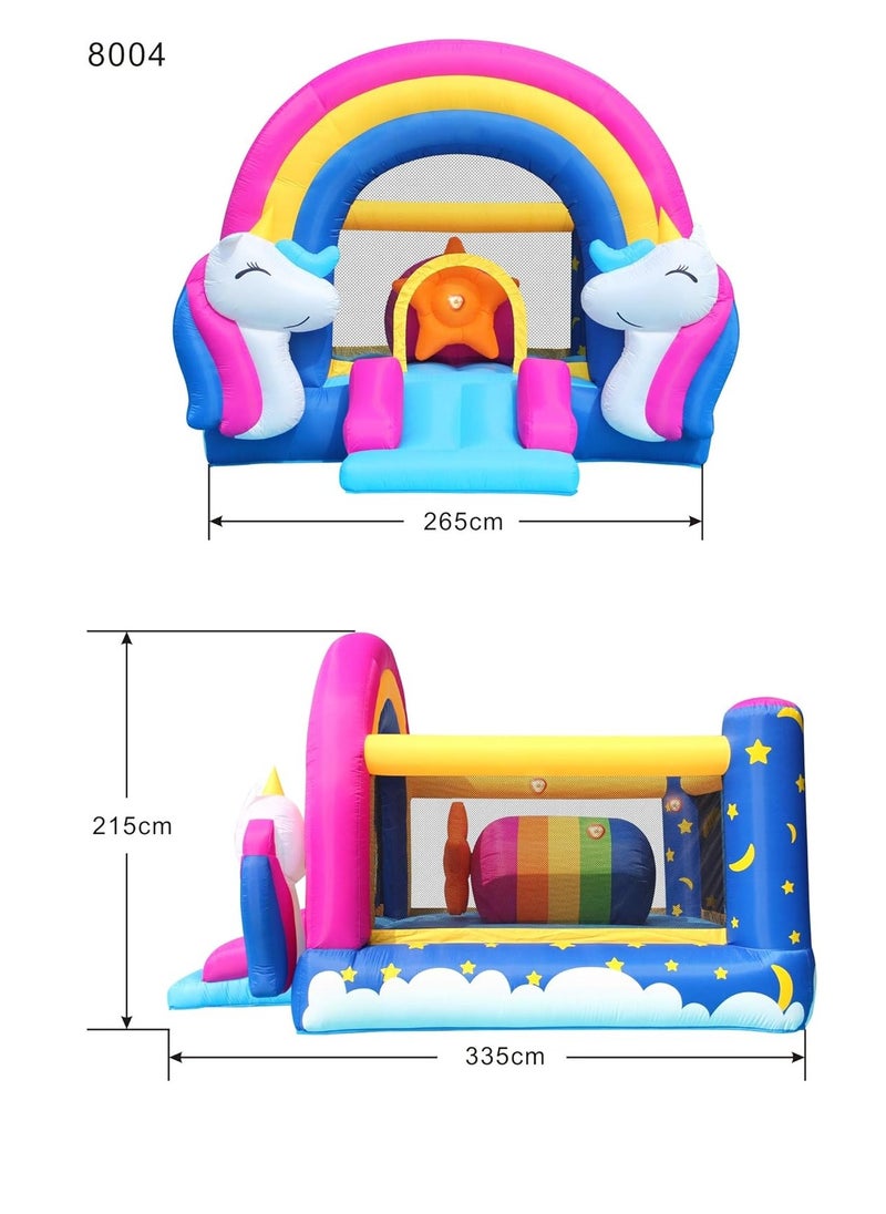 Fantasy Unicorn Inflatable Bouncer With Music Sounds