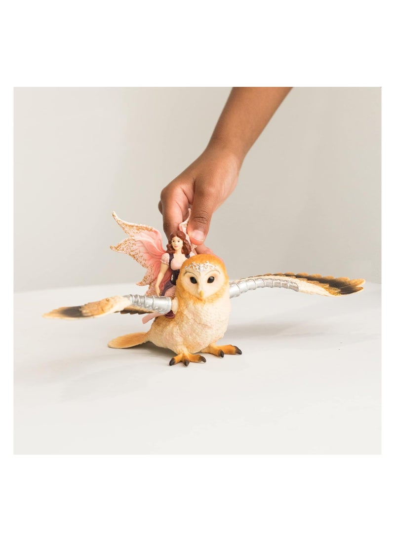 Schleich- Fairy in Flight on Glam Owl