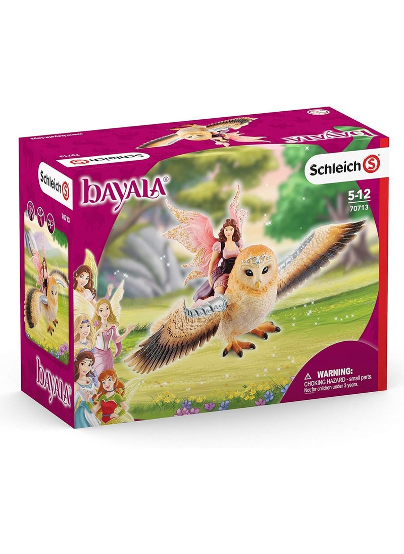 Schleich- Fairy in Flight on Glam Owl