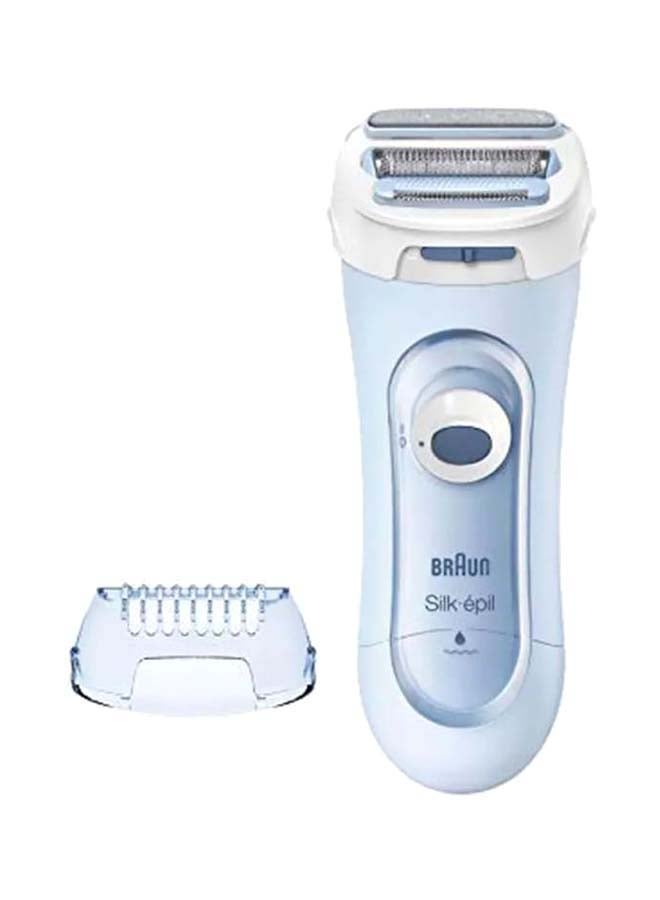 3-In-1 Silk-Épil Cordless Wet And Dry Electric Lady Shaver 5-160 - Shaver Blue/White