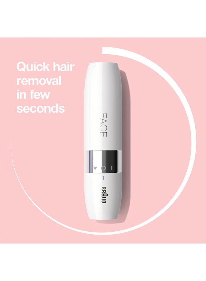 Face Mini Hair Remover Fs1000, Electric Facial Hair Removal For Women White