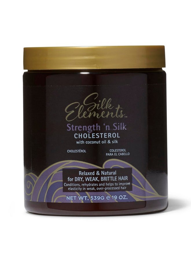 Mega Cholesterol Conditioning Treatment, Deep Conditioning, Strengthens Hair, Infused With Silk Proteins