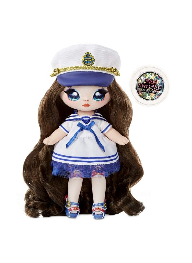 2-In-1 Fashion Doll And Sparkly Sequined Purse Sparkle Series - Sailor Blu, 7.5